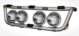 Volvo FH 4 (2013-) és FM 4 (2014-) Nem kompatibilis ACC-vel és/vagy FLS-sel szerelt teherautókkal! S Extra fény eloxált